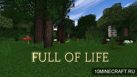 Текстуры Full of life для Minecraft 1.5.2 [128x]