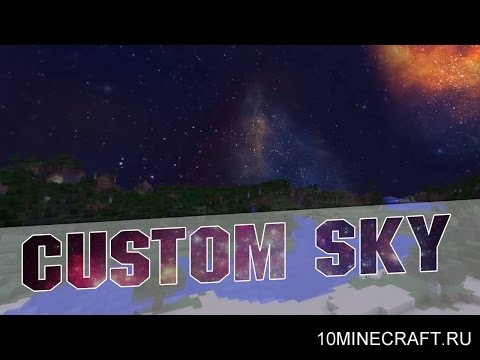 Текстуры Custom Sky - Space edition для Minecraft 1.8 [32x]
