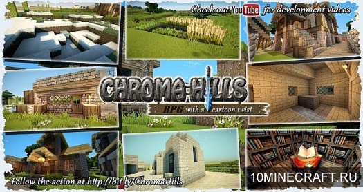 Текстуры Chroma Hills RPG для Minecraft 1.5.2 [128x]