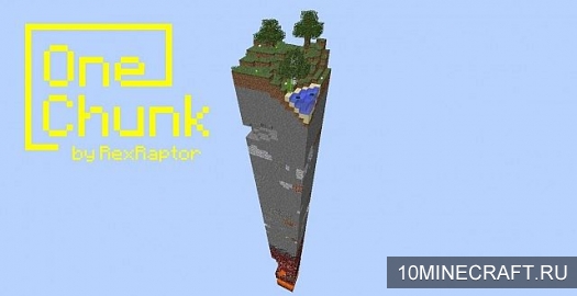 Карта One Chunk для Minecraft