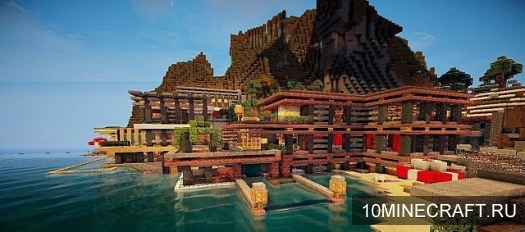 Карта Дом Luxurious Cove для Minecraft
