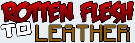 Мод Rotten Flesh to Leather для Minecraft 1.7.2