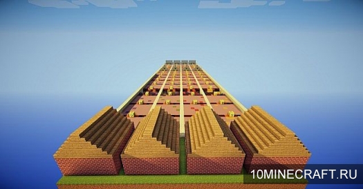 Карта Lucky Block Race для Minecraft