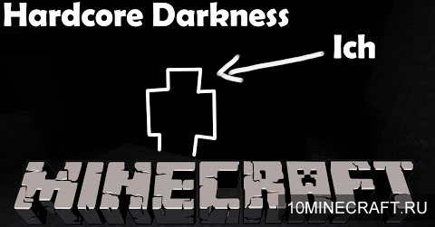 Мод Hardcore Darkness для Minecraft 1.7.10