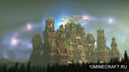 Карта Castle Of Green Dawn для Майнкрафт 