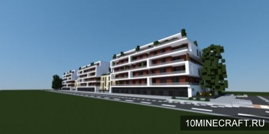 Карта Nowe Powisle Apartments для Майнкрафт