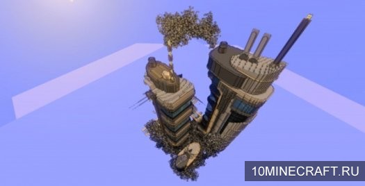 Карта Futuristic tower для Майнкрафт 