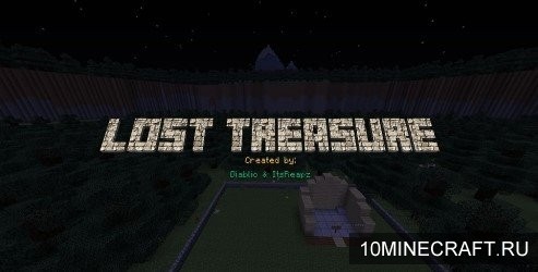 Карта Lost Treasure для Майнкрафт 