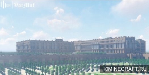 Карта Palace of Versailles для Майнкрафт 