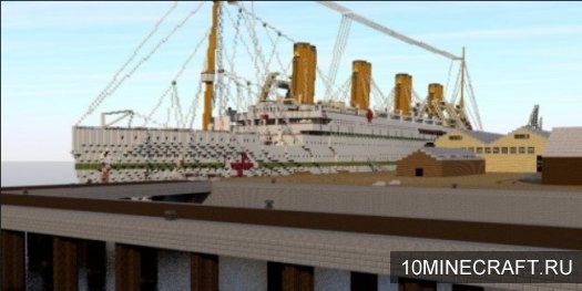 Карта HMHS Britannic at Southampton для Майнкрафт 