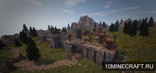 Карта Skyrim inspired Fort для Майнкрафт 