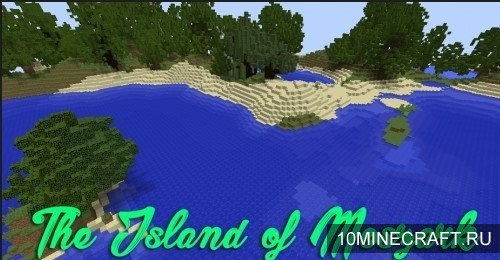 Карта The Island of Moszark для Майнкрафт 
