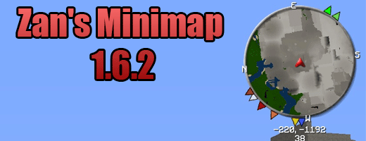 Мод Zans Minimap для Майнкрафт 1.6.2