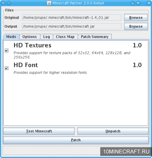 MCPatcher HD v3.0.2 [1.5.2]