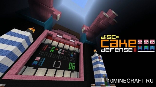 Карта Cake Defense 2 для Minecraft