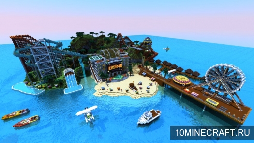 Карта Olann Island для Minecraft