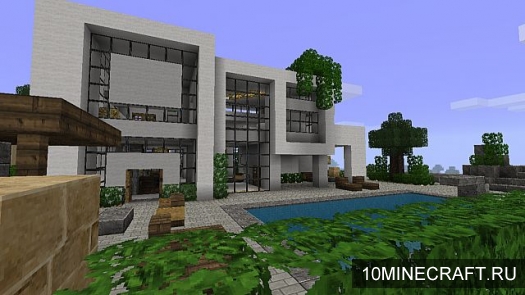 Карта Modern House 2 для Minecraft