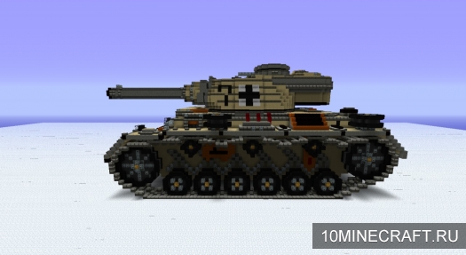 Карта Танк Panzer III для Minecraft