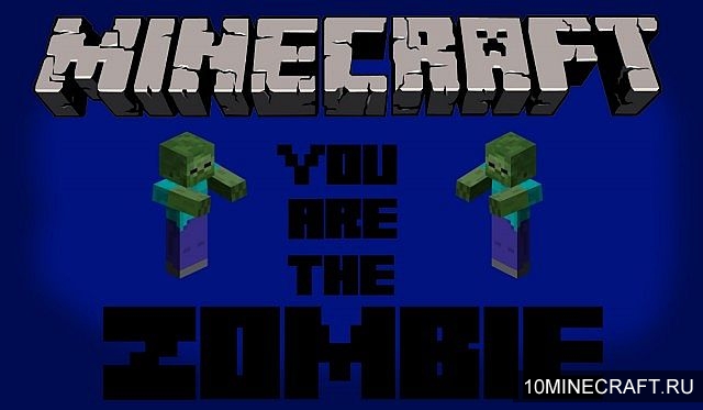 Зомби майнкрафт лаунчер. Мод майнкрафт you are a Zombie. Long Arm Minecraft.