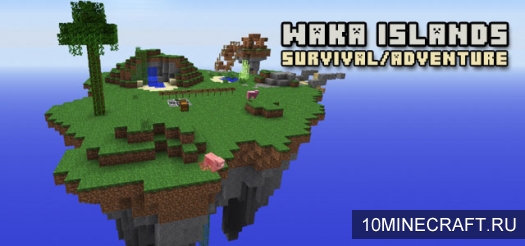 Карта Waka Islands для Minecraft