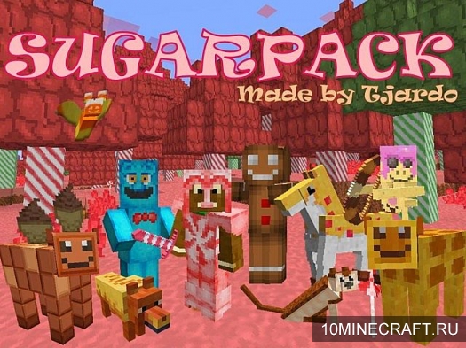 Текстуры Sugarpack для Minecraft 1.8.1 [32x]