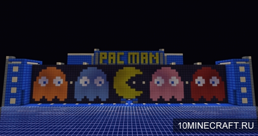 Карта Pacman для Minecraft