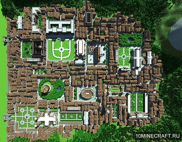 Карта Big city для Minecraft - Скачать Карты