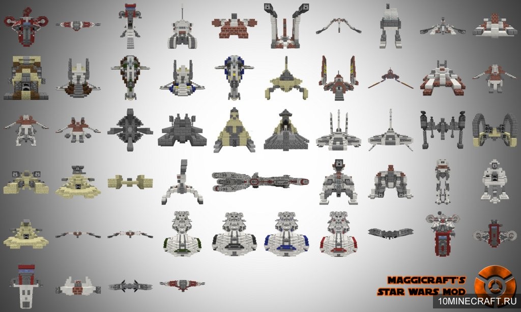 Star Wars Mod MaggiCraft - мод на звездные войны [1.7.10]