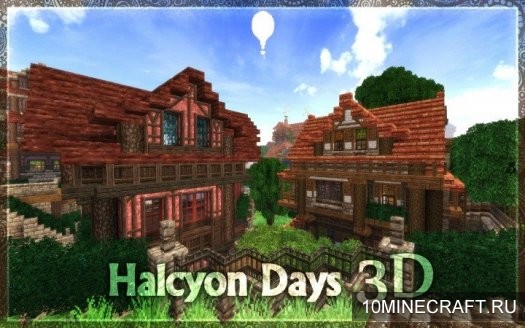 Текстуры Halcyon Days 3D для Майнкрафт 1.8 [32x]