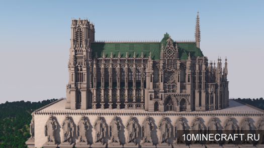 Карта Reims Cathedral для Майнкрафт 