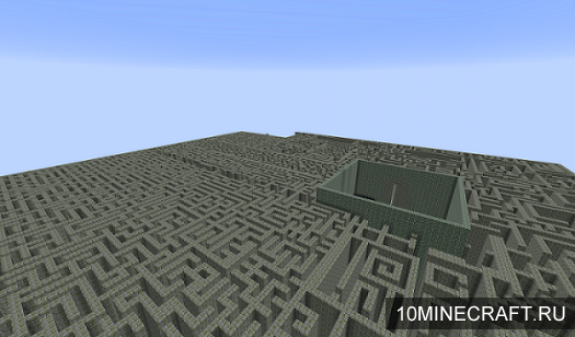 Карта Hellish maze (Адский лабиринт) для Майнкрафт