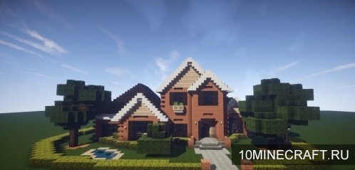 Карта Brick House для Майнкрафт 