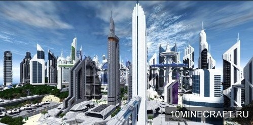 Карта Future City для Майнкрафт 