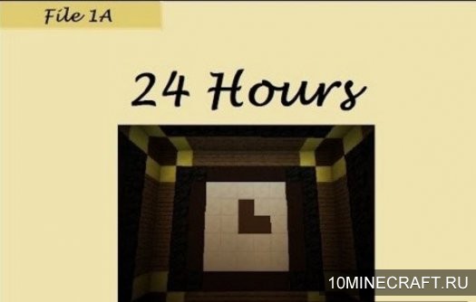 Карта S.I.Files 1A: 24 Hours для Майнкрафт 