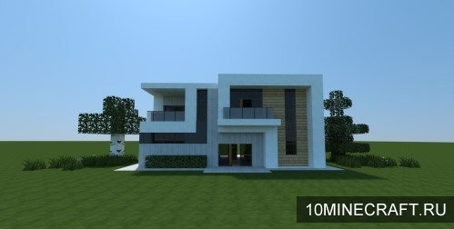 Карта Small Modern House 4 для Майнкрафт 