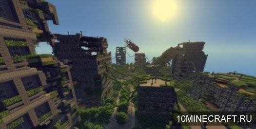 Карта Apocalyptic City для Майнкрафт 