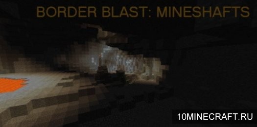 Карта Border Blast: Mineshafts для Майнкрафт 