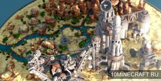 Карта Solitary Launch Base для Майнкрафт 