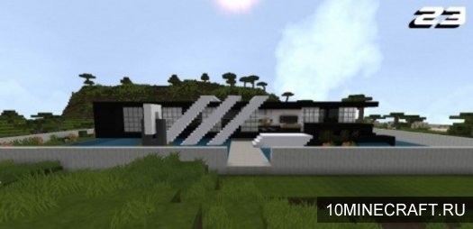 Карта Modern House 23 для Майнкрафт 