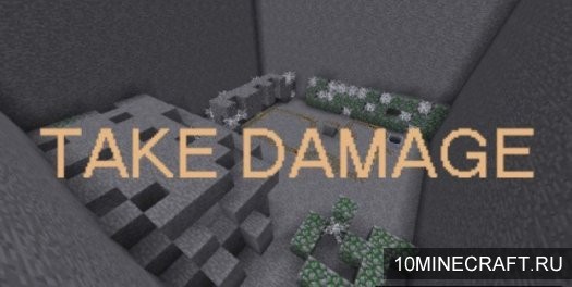 Карта Take Damage Challenge для Майнкрафт 