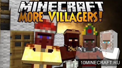 Мод Diversity (More Villagers) для Майнкрафт 1.7.10