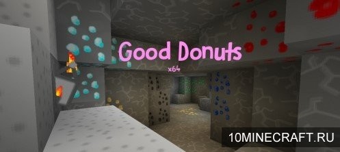 Текстуры Good Donuts для Майнкрафт 1.8.9 [64x]