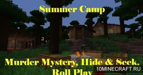 Карта Summer Camp Murder Mystery для Майнкрафт 