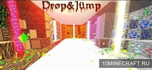 Карта Drop&Jump для Майнкрафт 