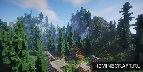 Карта Ultimate Survival Land для Майнкрафт 