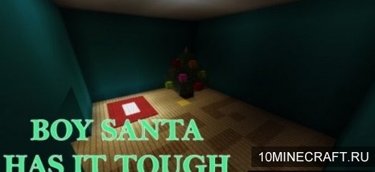 Карта Boy Santa Has It Tough для Майнкрафт 