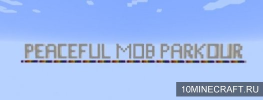 Карта Peaceful Mob Parkour для Майнкрафт 