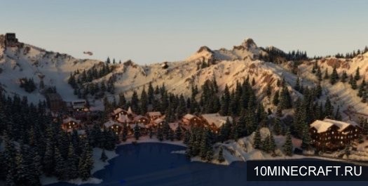 Карта Realistic Ski-Resort для Майнкрафт 