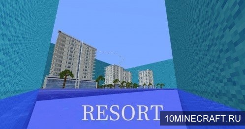 Карта Resort Parkour для Майнкрафт 