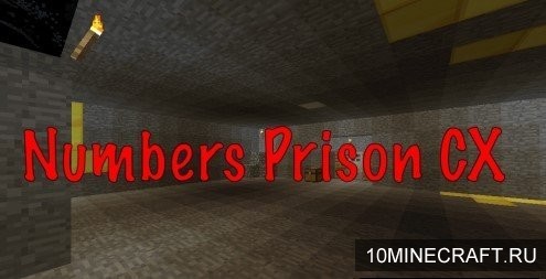 Карта Numbers Prison CX для Майнкрафт 